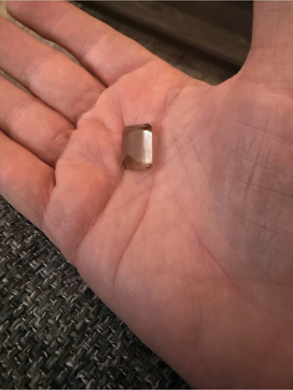 Loose brown champagne color topaz-emerald cut